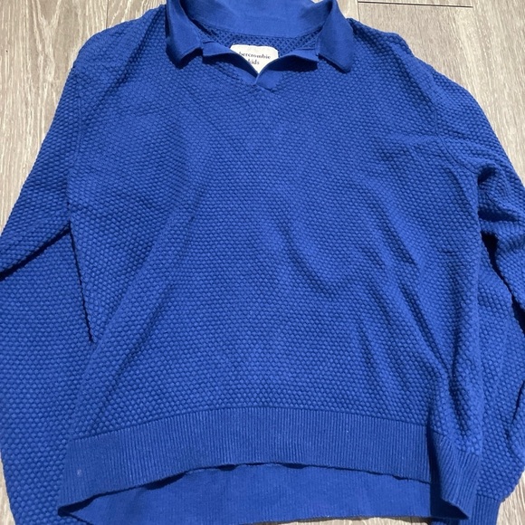 abercrombie kids Other - Abercrombie Kids Textured Royal Blue Sweater